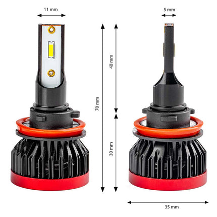 AMiO LED Mistlichten BF-serie H8/H9/H11/H16 Wit - VCTparts.nl