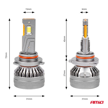 AMiO LED Mistlichten HP-serie HB4 9006 CANBUS Wit - VCTparts.nl