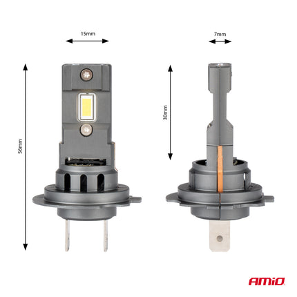 AMiO LED Koplampen X4-serie AVIATOR H7/H18 6500K max. 44W Dimlichten Wit - VCTparts.nl