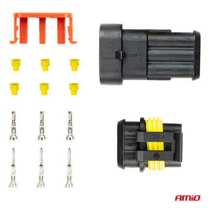 Amio Pring et socket connecteur à 3 voies