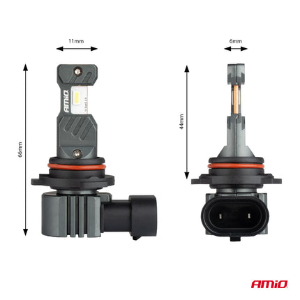 AMIO LED Koplampen HIR2 6000K 60W Canbus – Krachtige en Foutcodevrije Autoverlichting