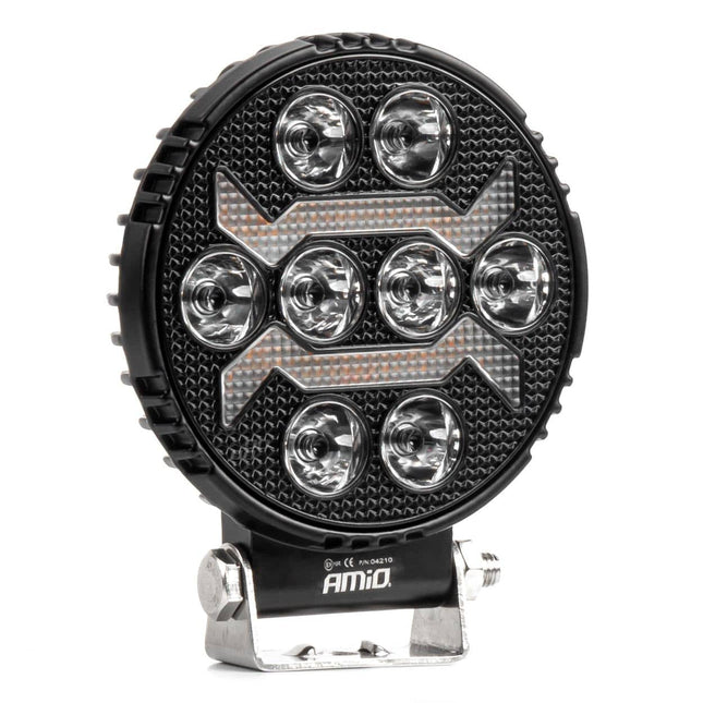 AMiO AWL69 LED Werkverlichting 54W 6500K 10000lm 9-36V - IP67 SPOT Verlichting Rond - VCTparts.nl