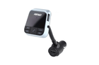 AMiO Bluetooth Muziek FM Transmitter Handsfree Bellen met USB-A Lader 2.4A (BT-01) Zwart - VCTparts.nl