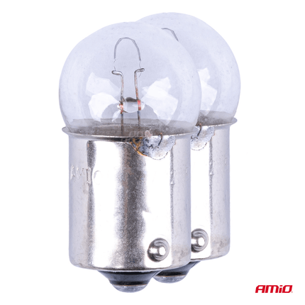 AMiO Halogeen Wit BA15S Voor Dagrijverlichting 10 Watt [3020 24SMD 1156 BA15S P21W R10W R5W] (12V) (Set) - VCTparts.nl