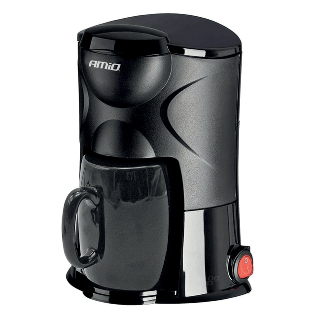 AMiO Koffiezetapparaat Auto Koffiezetter met Mok (12v/170w) Zwart met Contraplug - VCTparts.nl