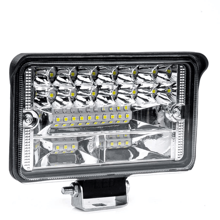 AMiO Krachtige Brede Werklamp Verstraler Spot Diverse Toepassingen (36 LED 9-36v) 6000K Wit - VCTparts.nl