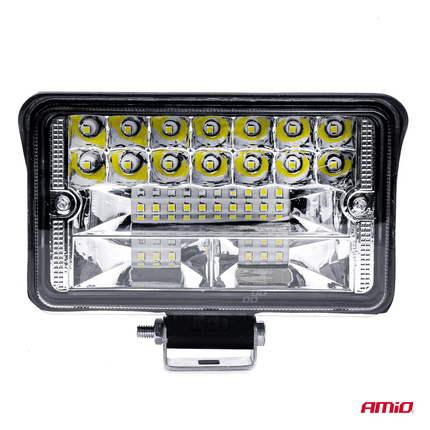 AMiO Krachtige Brede Werklamp Verstraler Spot Diverse Toepassingen (36 LED 9-36v) 6000K Wit - VCTparts.nl