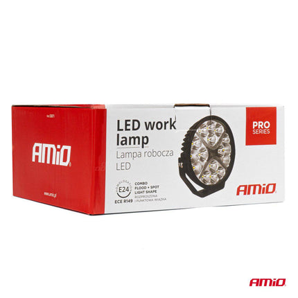 Amio puissant LED Arter Lamp Pro-Series Amio-03871 Spot adjoint robuste hors route