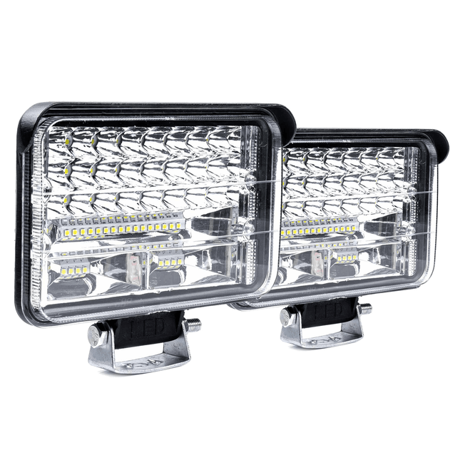 AMiO Krachtige Werklamp AWL41 50 LED SPOT 9-36V Verstraler Spot Robuust Offroad 2 stuks (set) - VCTparts.nl