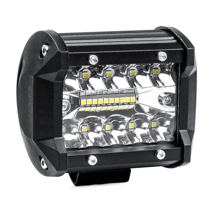 AMiO Krachtige Werklamp Verstraler Spot Rond Diverse Toepassingen (20 LED 9-36v) 6000K Wit 2 stuks (set) - VCTparts.nl