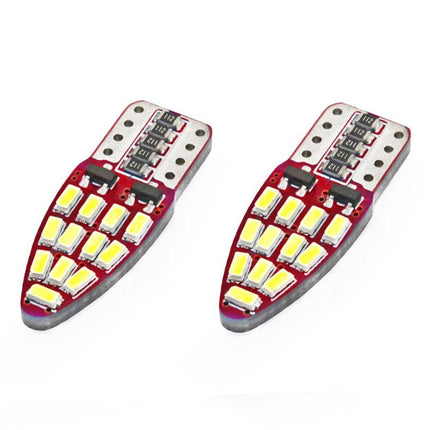 AMiO LED CANBUS 24SMD 3014 T10e (W5W) Wit 12V - VCTparts.nl