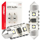 AMiO LED CANBUS lampen 12SMD Festoon C5W 3838 41mm Wit 12/24V