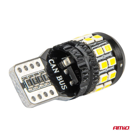 LEM CANBUS LED AMIO T10 W5W 27SMD 2016 Blanc 12V / 24V