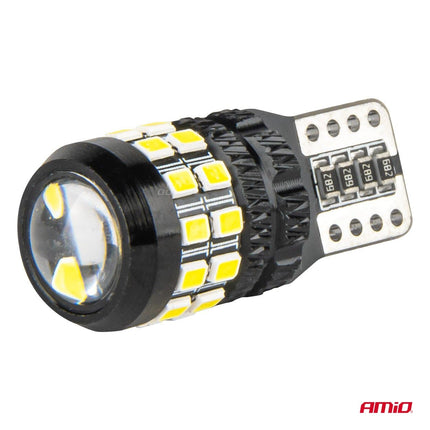 LEM CANBUS LED AMIO T10 W5W 27SMD 2016 Blanc 12V / 24V