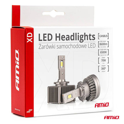 Phares LED Amio XD série D3S-Powerful Dimlights en blanc clair