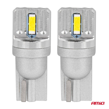 Amio LED lampes standard T10 W5W 2x1860 SMD blanc 12V / 24V