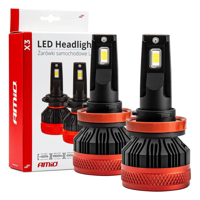 AMiO LED Mistlichten X3-serie H8/H9/H11/H16 Wit