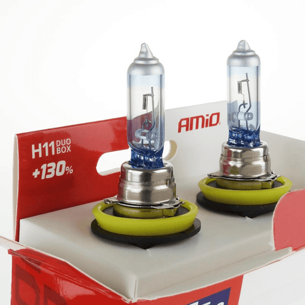 AMiO LumiTec Silver Halogeen Dimlicht +130% H11 12V 55W (set) - VCTparts.nl