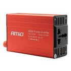 AMiO Power Inverter 24V/230V 300W/600W 2xUSB PI04 - Draagbare Auto Spanningsomvormer - VCTparts.nl