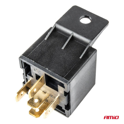 AMiO Relais 12V 5 Pin 40A Relay met Draad Kabelboom en Stekker Snoer Connector Universeel - VCTparts.nl