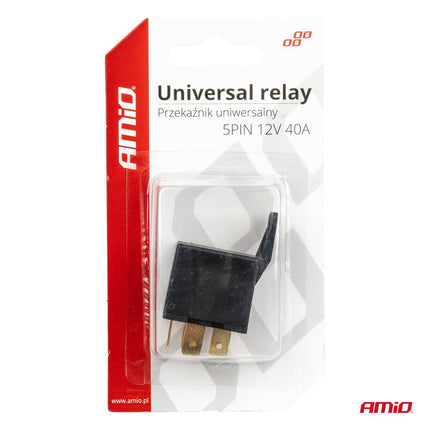 AMiO Relais 12V 5 Pin 40A Relay Universele Elektronische Schakelaar