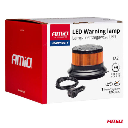 Amio stroboscope clignotant lampe à avertissement LED LED Tournure W28M 12V 24V Oranje