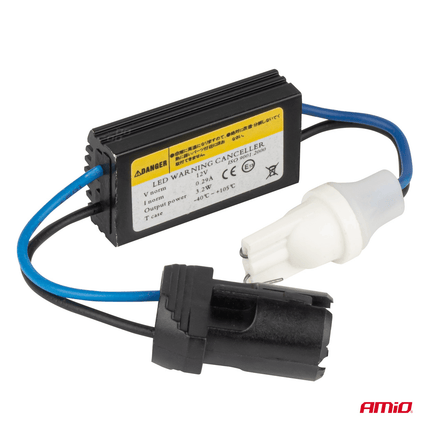 AMiO T10 / W5W Canbus Relaisweerstand Auto Dimlicht & Grootlicht Weerstand Canbus Decoder 12v-24v (1 stuk)