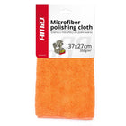 AMiO Ultra Zachte Microvezel Poetsdoek 37x27cm - 350g/m² Voor een Glanzende Afwerking - Oranje - VCTparts.nl