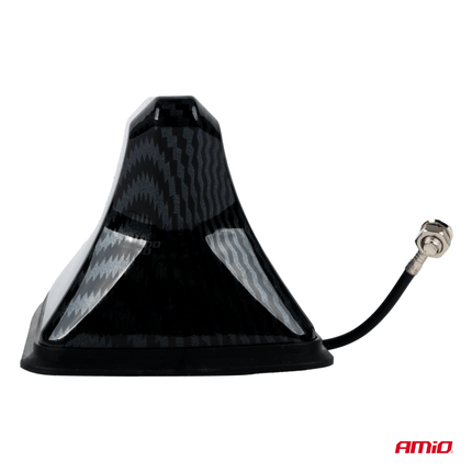 Amio Universal Shark Fin Car Radio AM-FM Antenne Carbon