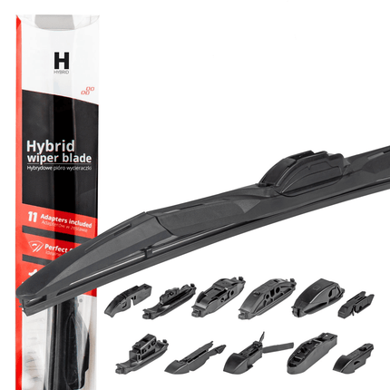 Amio Universal Hybrid Wiper Blad 14 "(350 mm) Multiconnect - 11 adaptateurs