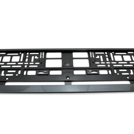 AMiO Universele Kentekenplaathouder Europa Carbon 2 Stuks (set) - VCTparts.nl