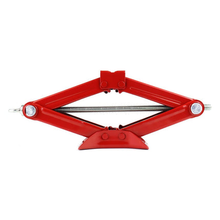 Amio Universal Scissor -jacket avec une guirlande à main pour la voiture rouge - 1,5 tonnes