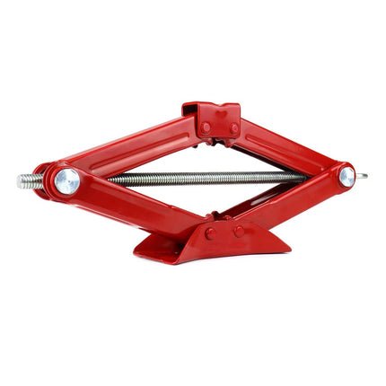 Amio Universal Scissor -jacket avec une guirlande à main pour la voiture rouge - 1,5 tonnes