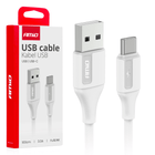 AMiO USB-A naar USB-C Kabel 3A 100cm FullLINK Wit - Hoogwaardige Snellader Oplaadkabel Snoer - VCTparts.nl