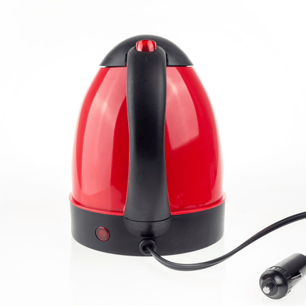 AMiO Waterkoker Auto Koffiezetter Kan (12v/150w) met Contraplug Rood - VCTparts.nl