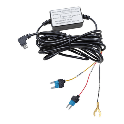 AZDome Auto Dashcam Continue Voeding Hardwire Kabel Voeding Micro USB [3.5M 12v/24v] - VCTparts.nl