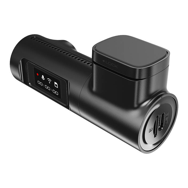 AZDome Dashcam M330 1080P Wifi Auto Video Recorder + Continue Voeding Zwart - VCTparts.nl