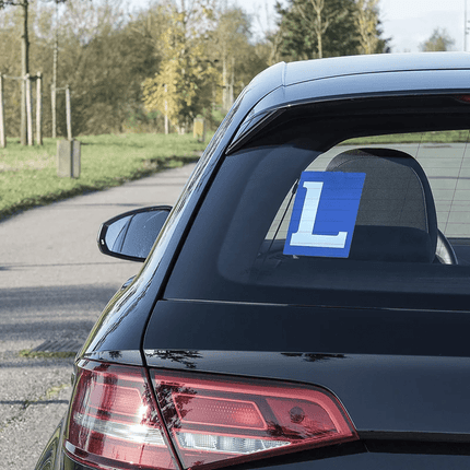 Carpoint L Sticker Leçon Car Fenêtre statique (10x15 cm) Bleu