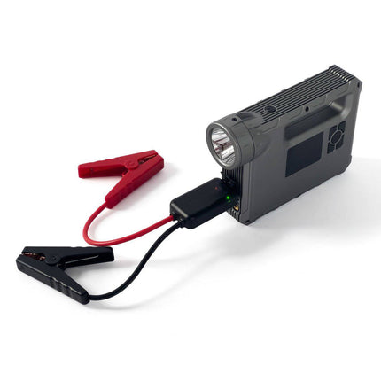 Choetech Jump Starter met Compressor Powerbank 8000mAh  LED-zaklamp Zwart - VCTparts.nl