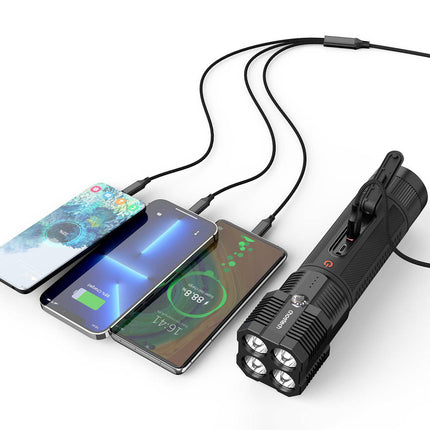 Choetech Jump Starter Powerbank 8000mAh met LED-zaklamp Zwart - VCTparts.nl