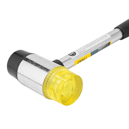 Deli Ball Pein Hammer 0.68kg Rubber-Plastic [Gereedschap - Tools EDL443024] (Geel) - VCTparts.nl