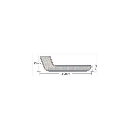 Einparts Stijlvolle Witte DRL 407 LED Verlichting Universele Lichtbalk - VCTparts.nl