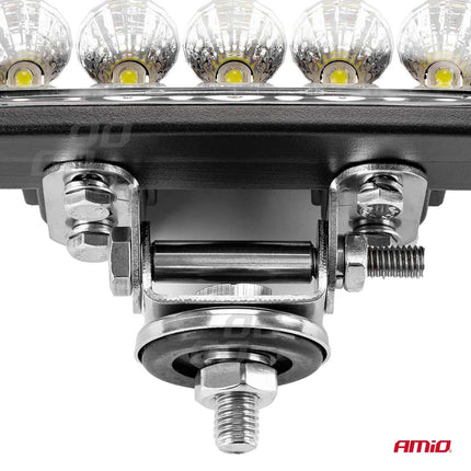 AMiO Krachtige Werklamp AWL22 15LED FLOOD 9-36V Verstraler Spot Robuust Offroad - VCTparts.nl