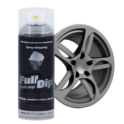 FullDip Plastidip Spray Dip 400ml Spuitbus - Aluminium Metallic Zilver [Vloeibaar Vinyl] - VCTparts.nl