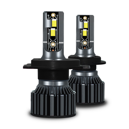 Dimlicht 8000k H4 LED Koplampen Wit (set) - VCTparts.nl