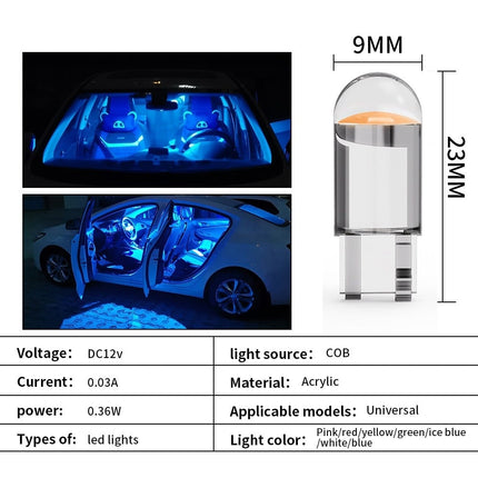 6000K T10 Led W5W Verlichting  (set) [Parkeerverlichting - Kentekenverlichting - Interieurverlichting] - VCTparts.nl