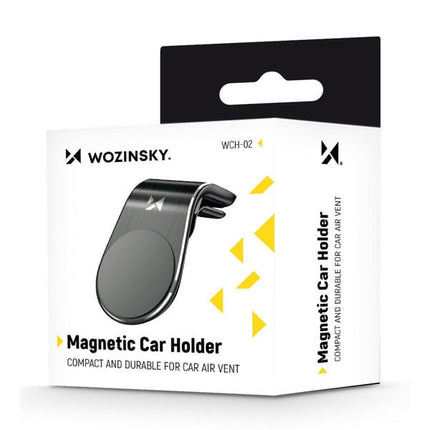 Wozinsky Auto Telefoonhouder Magnetische Ventilatierooster Clip Zwart - VCTparts.nl