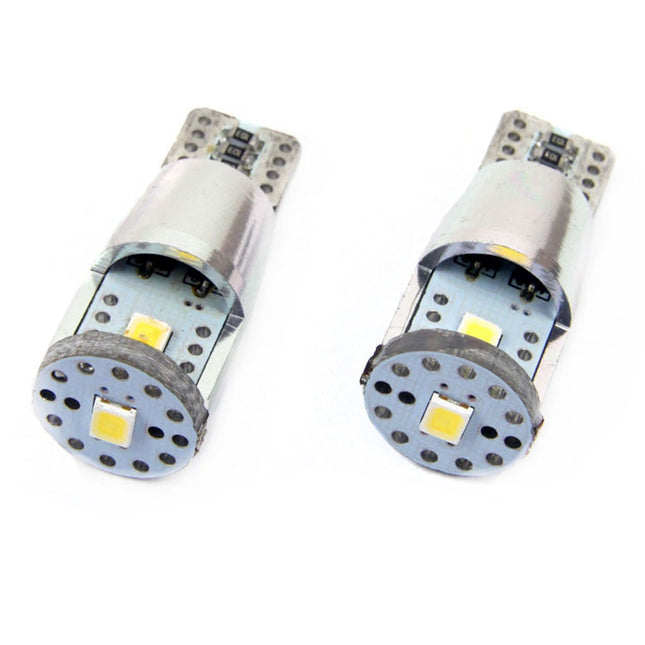 AMiO LED CANBUS 3SMD 2835 T10e (W5W) ALU Wit 12V/24V - VCTparts.nl