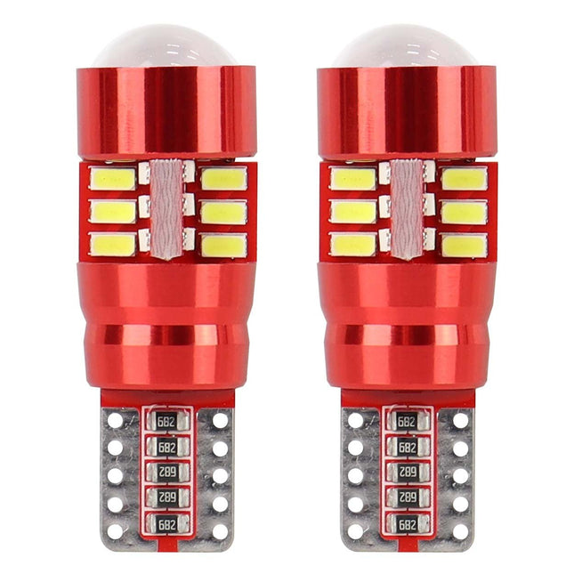 AMiO LED CANBUS 27SMD 3014 T10e (W5W) Wit 12V/24V - VCTparts.nl