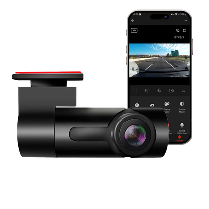 Dashcam FullHD Auto Recorder 1CH Wifi Camera 1080P Groothoek Lens Zwart - VCTparts.nl